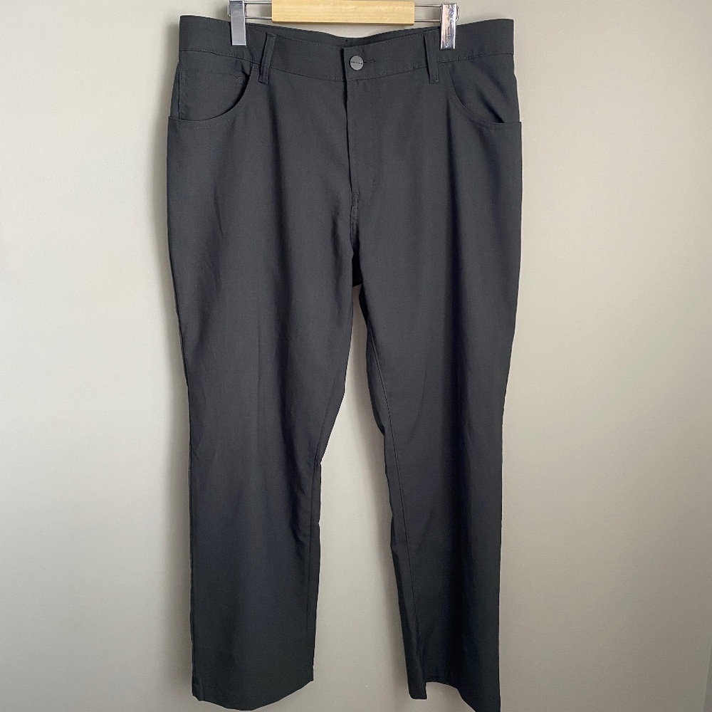 Perry Ellis Portfolio Men's Charcoal Gray Dress Pant Size 36 x 30